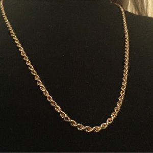 10K Yellow Gold Rope Necklace